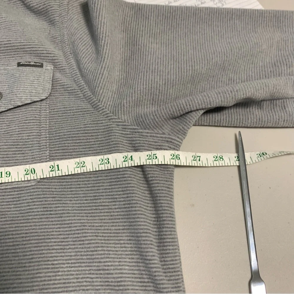 Men's Gray Button-Up Jacket Eddie Bauer - Picture 9 of 10